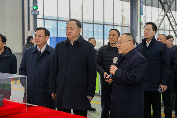 長(cháng)沙市委副書(shū)記、市長(cháng)鄭建新一行蒞臨頂立星沙基地調研